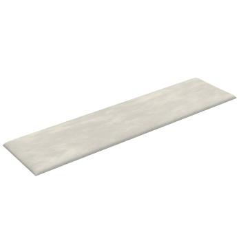Wandkopfteilen 12 Stk. Creme Samt