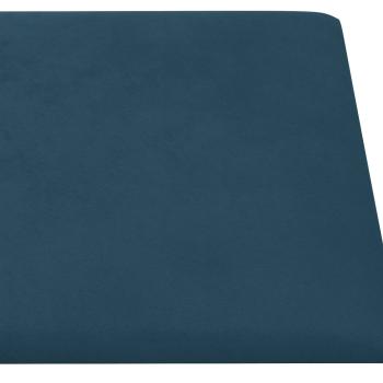 Wandkopfteilen 12 Stk. Blau Samt