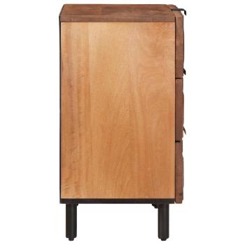 Nachttisch Braun 50 x 33 x 62 cm Massivholz Mango