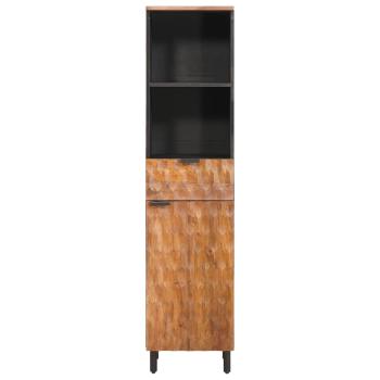 Badezimmerschrank Braun 38 x 33 x 160 cm Massivholz Mango