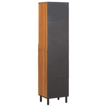 Badezimmerschrank Braun 38 x 33 x 160 cm Massivholz Mango