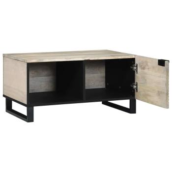 Couchtisch Weiß 80 x 50 x 40 cm Holzwerkstoff