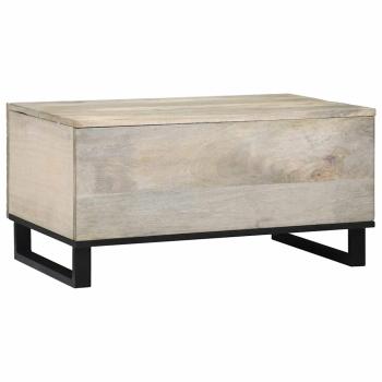 Couchtisch Weiß 80 x 50 x 40 cm Holzwerkstoff