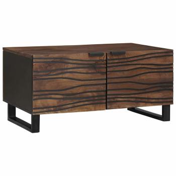ARDEBO.de - Couchtisch Walnuss 80 x 50 x 40 cm Holzwerkstoff