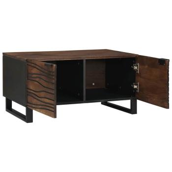 Couchtisch Walnuss 80 x 50 x 40 cm Holzwerkstoff