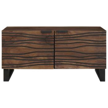 Couchtisch Walnuss 80 x 50 x 40 cm Holzwerkstoff