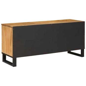 TV-Schränk mit Regal Braun 100 x 33 x 46 cm Massivholz Mango
