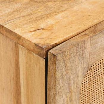 Sideboard Braun 40 x 33 x 75 cm Massivholz Mango