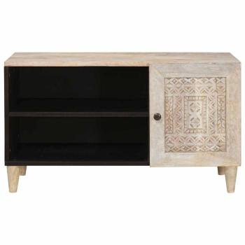 TV-Einheiten mit Regal Weiß 80 x 33 x 46 cm Holzwerkstoff