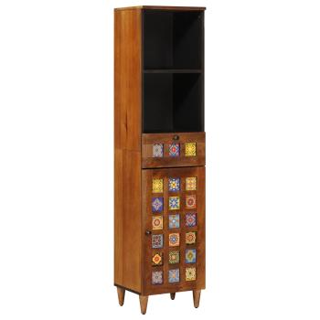 Badezimmerschrank Walnuss 38 x 33 x 160 cm