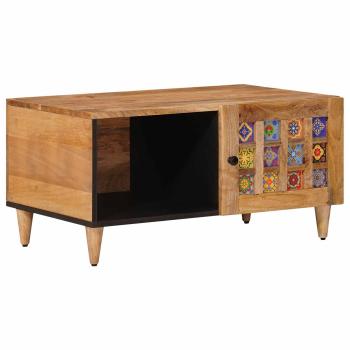 ARDEBO.de - Couchtisch Natur 80 x 50 x 40 cm Massivholz Mango