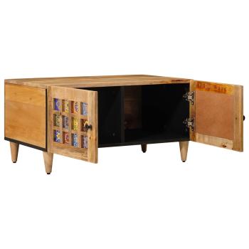 Couchtisch Natur 80 x 50 x 40 cm Massivholz Mango