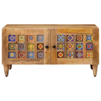 Couchtisch Natur 80 x 50 x 40 cm Massivholz Mango