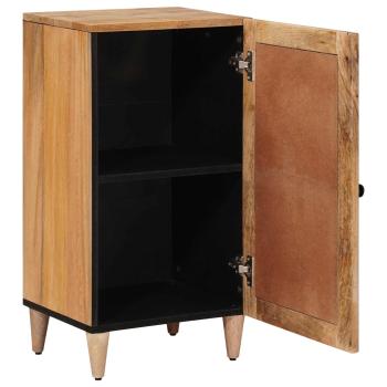 Sideboard mit Speicher Natur 40 x 33 x 75 cm Massivholz Mango