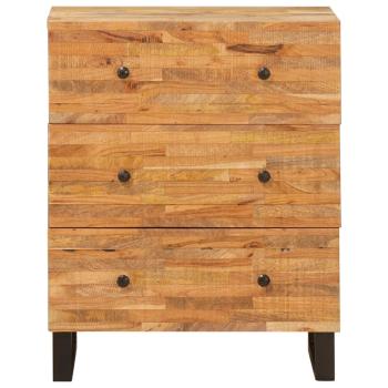 Aufbewahrungs-Sideboard 60 x 33 x 75 cm Massivholz Mango Braun