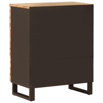 Aufbewahrungs-Sideboard 60 x 33 x 75 cm Massivholz Mango Braun