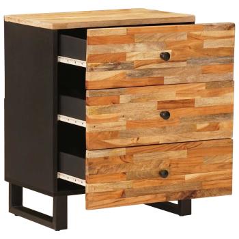 Bettkasten Braun 50 x 33 x 62 cm Massivholz Mango