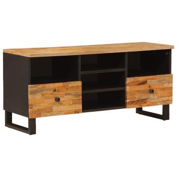 ARDEBO.de - TV-Schr?nk Corona Braun 100 x 33 x 46 cm Massivholz Mango