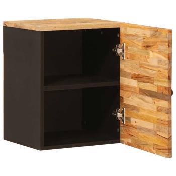 Badezimmer Hängeschrank Natur 38 x 33 x 48 cm Massivholz Mango