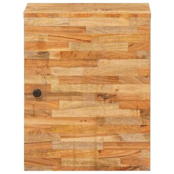 Badezimmer Hängeschrank Natur 38 x 33 x 48 cm Massivholz Mango