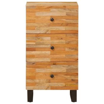Seitenschrank Braun 40 x 33 x 75 cm Massivholz Mango