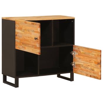 Seitenschrank Braun 80 x 33 x 75 cm Massivholz Mango