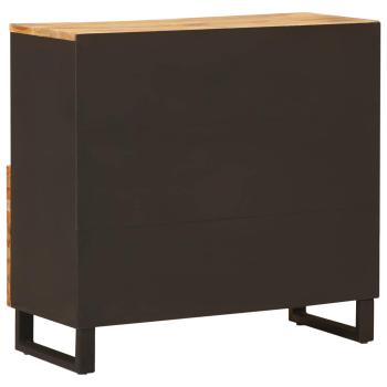 Seitenschrank Braun 80 x 33 x 75 cm Massivholz Mango