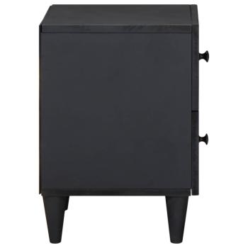 Nachttisch 2 Stk. Braun 40 x 33,5 x 46 cm Massivholz Mango