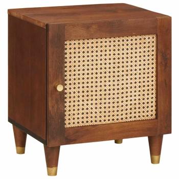 ARDEBO.de - Nachttisch Braun 40 x 33,5 x 46 cm Massivholz Akazie