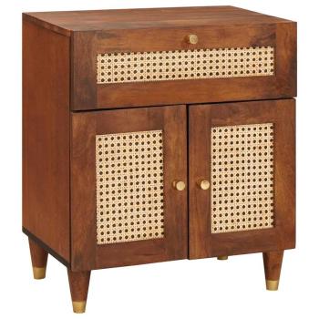 ARDEBO.de - Nachttische 50 x 33 x 60 cm Massivholz Mango
