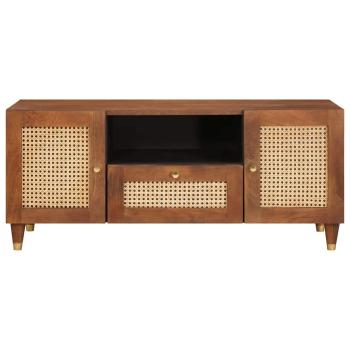 TV-Schränk Braun 105 x 33,5 x 46 cm Massivholz Mango