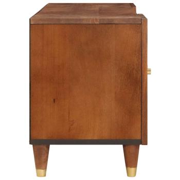 TV-Schränk Braun 105 x 33,5 x 46 cm Massivholz Mango