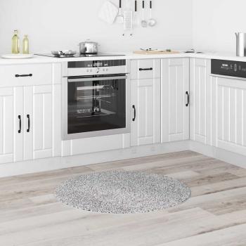 Anti-Rutsch Shaggy Teppich Grau 90 x 90 cm PP