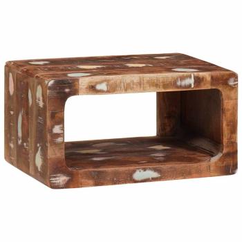 Nachttisch Braun 45 x 30 x 24 cm Massives upgecyceltes Holz