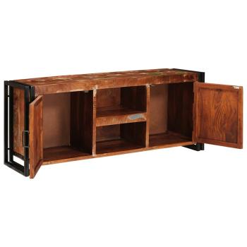 TV-Schränk mit Tür Mehrfarbig 120 x 33 x 50 cm Massives Altholz