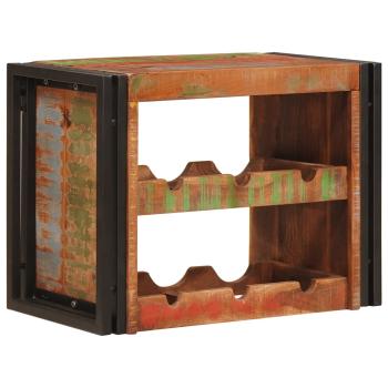 ARDEBO.de - Weinregal Braun 60 x 45 x 33 cm Massives Altholz
