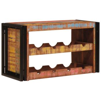 Weinregal Braun 80 x 45 x 33 cm Massives Altholz
