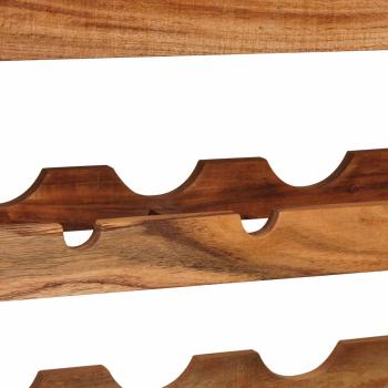 Weinregal Braun 100 x 45 x 33 cm Massivholz Akazie