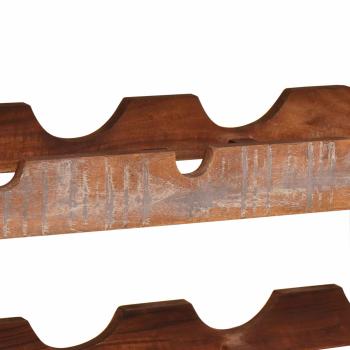 Weinregal Braun 100 x 45 x 33 cm Massives Altholz