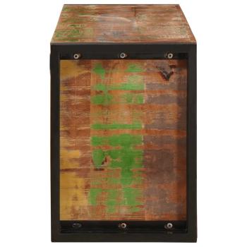 Weinregal Braun 120 x 45 x 33 cm Massives Altholz