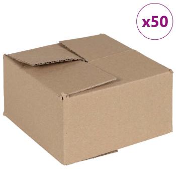 Faltbox mit Speicher 50 Stk. Natur 15 x 15 x 8 cm Karton