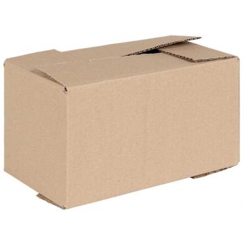 ARDEBO.de - Faltbox mit Speicher 50 Stk. Natur 24 x 13 x 13 cm Karton