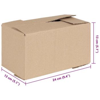 Faltbox mit Speicher 50 Stk. Natur 24 x 13 x 13 cm Karton