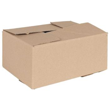 ARDEBO.de - Faltbox mit Speicher 50 Stk. Natur 30 x 21,5 x 14 cm Karton