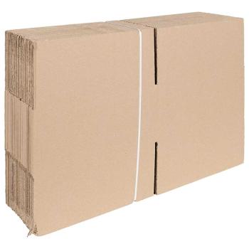 Faltbox mit Speicher 50 Stk. Natur 30 x 30 x 15 cm Karton