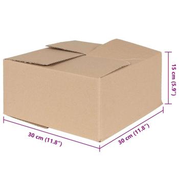 Faltbox mit Speicher 50 Stk. Natur 30 x 30 x 15 cm Karton