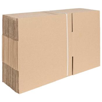 Faltbox mit Speicher 50 Stk. Natur 35 x 24 x 15 cm Karton