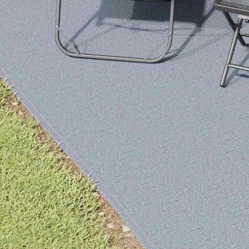Zeltteppich Blau und Grau 550 x 250 cm Polyethylen