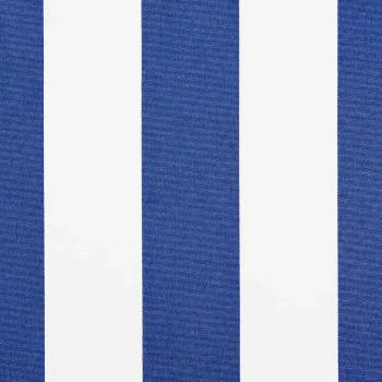 Markisenersatzstoff Blau und Weiß 1000 x 160 cm Polyester