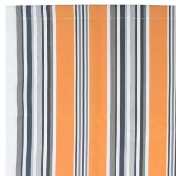 Markisenersatzstoff Blau und Orange 1000 x 160 cm Polyester